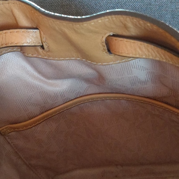 Michael Kors suede backpack w/ smooth leather back main image 6